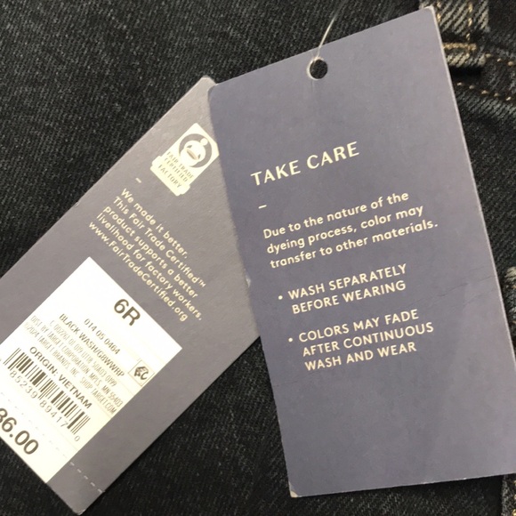 🐠Universal Thread Womans Dark Wash High Rise Wide Leg Relaxed Jeans Size 6 | NWT - Picture 6 of 7